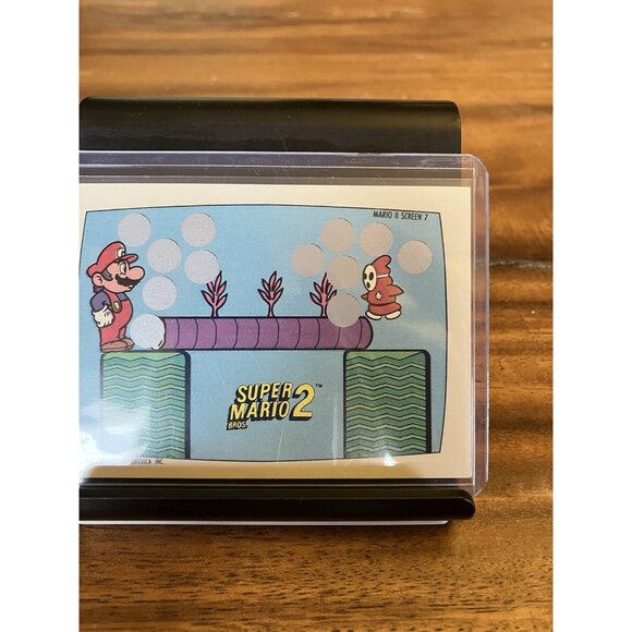 Super Mario Bros. 2 1989 Topps Nintendo Scratch-Off UNSCRATCHED - Picture 3 of 7